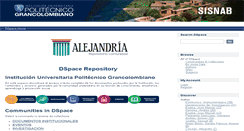 Desktop Screenshot of alejandria.poligran.edu.co